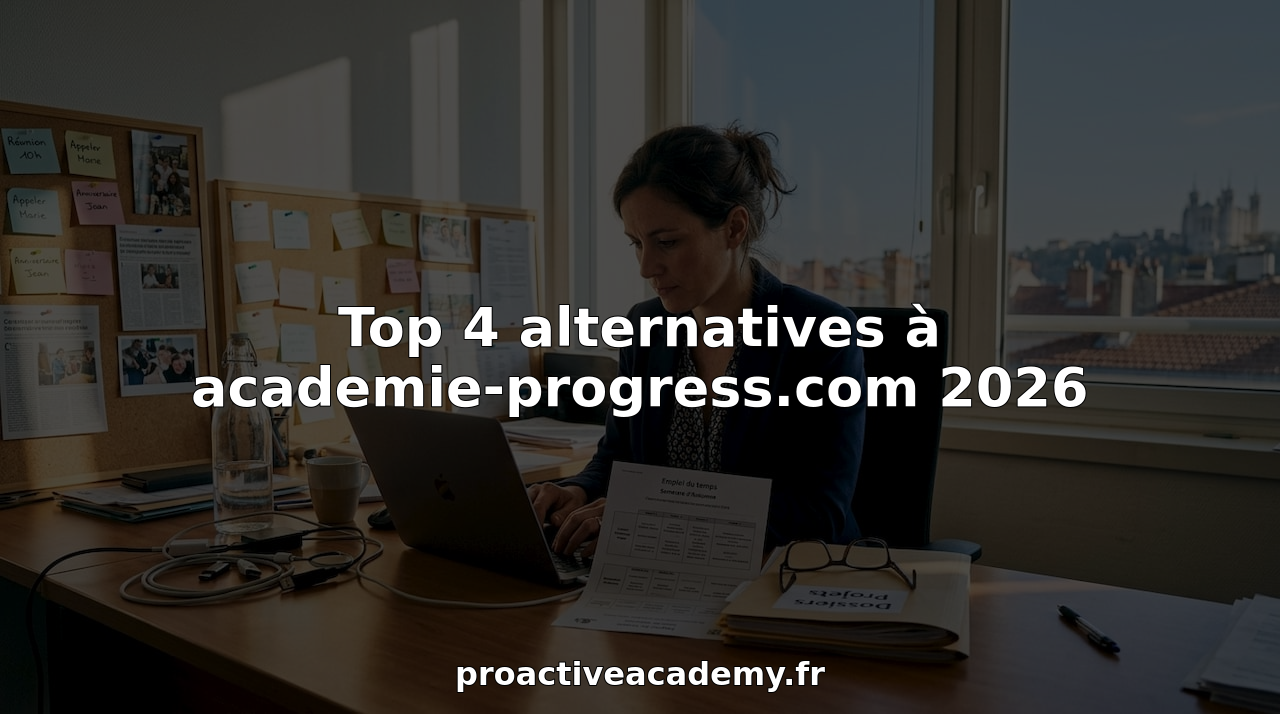 Assise à son bureau, une femme d'affaires explore différentes possibilités de formation professionnelle pour développer ses compétences.