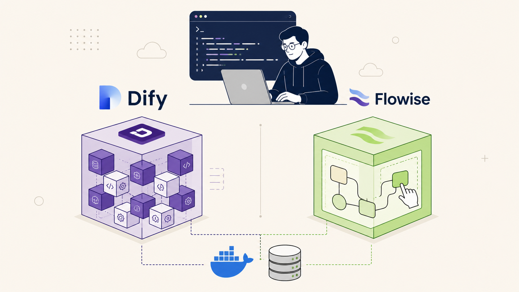 Dify & Flowise : créer des agents IA open source