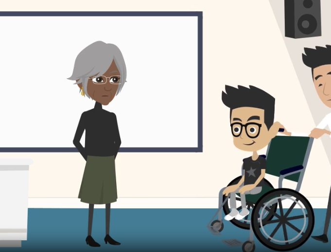 Capture du parcours e-learning Accueillir une personne en situation de handicap