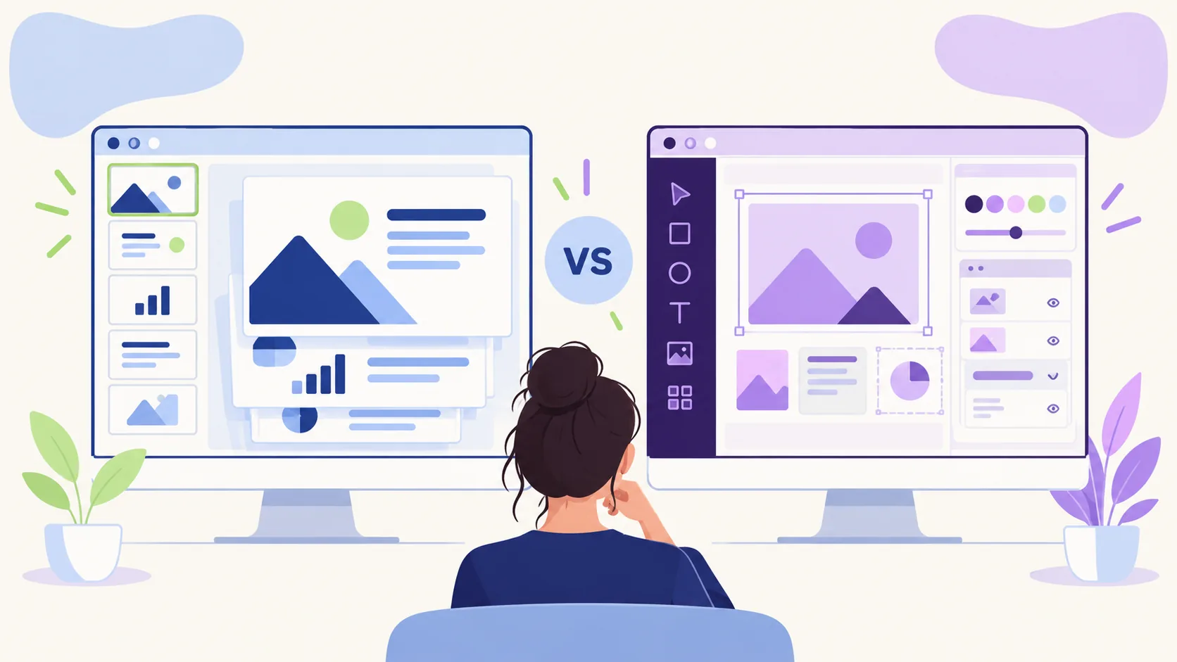 Gamma vs Canva, comparatif de deux outils de présentation IA