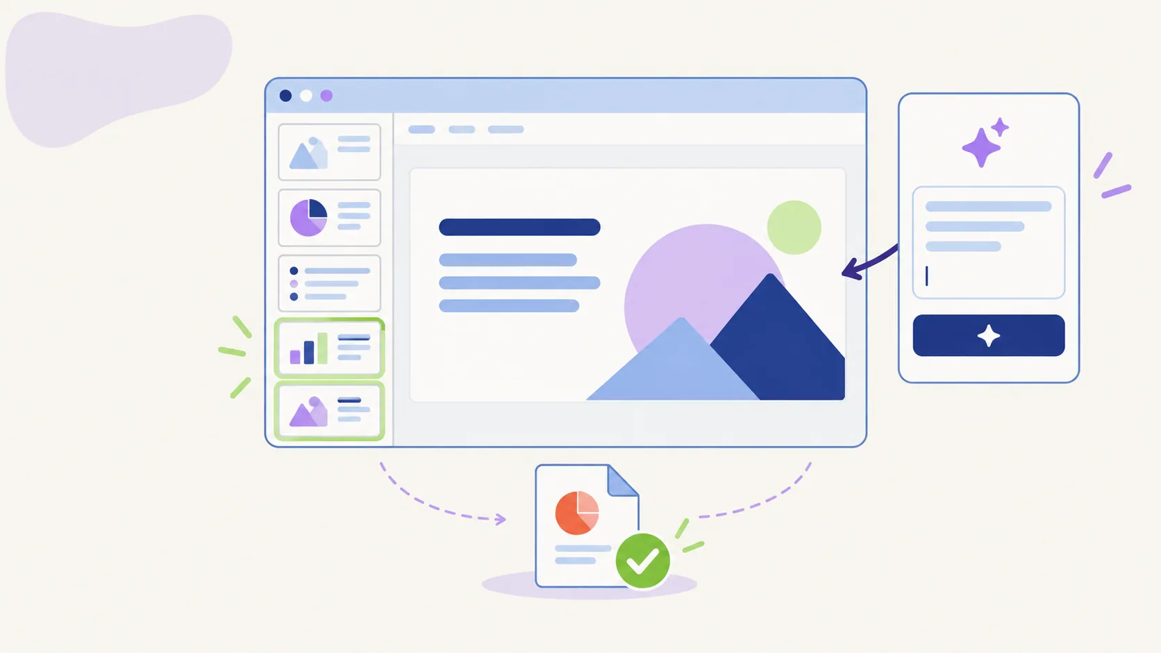 Plus AI, générer des slides dans PowerPoint et Google Slides