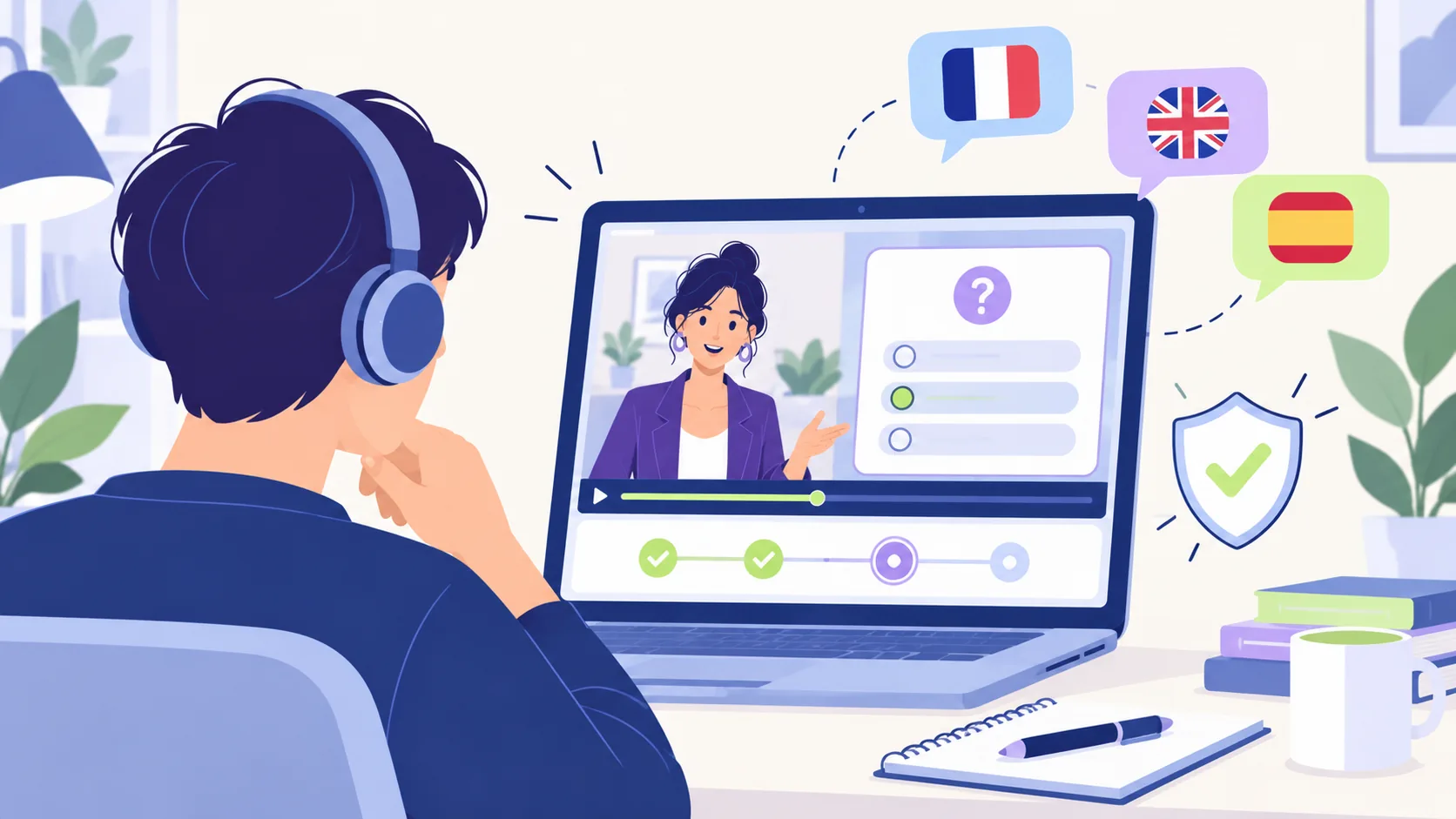 Synthesia, vidéos de formation avec avatar IA en entreprise