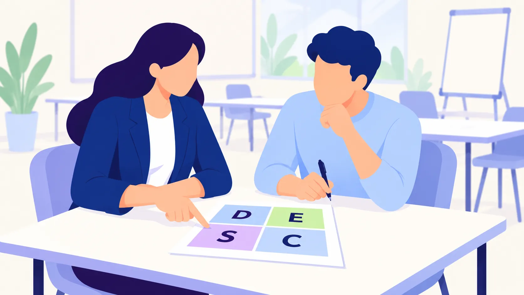 Feedback pédagogique : le modèle DESC en quatre étapes