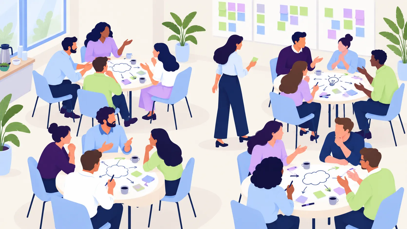World café en formation : la méthode pas à pas